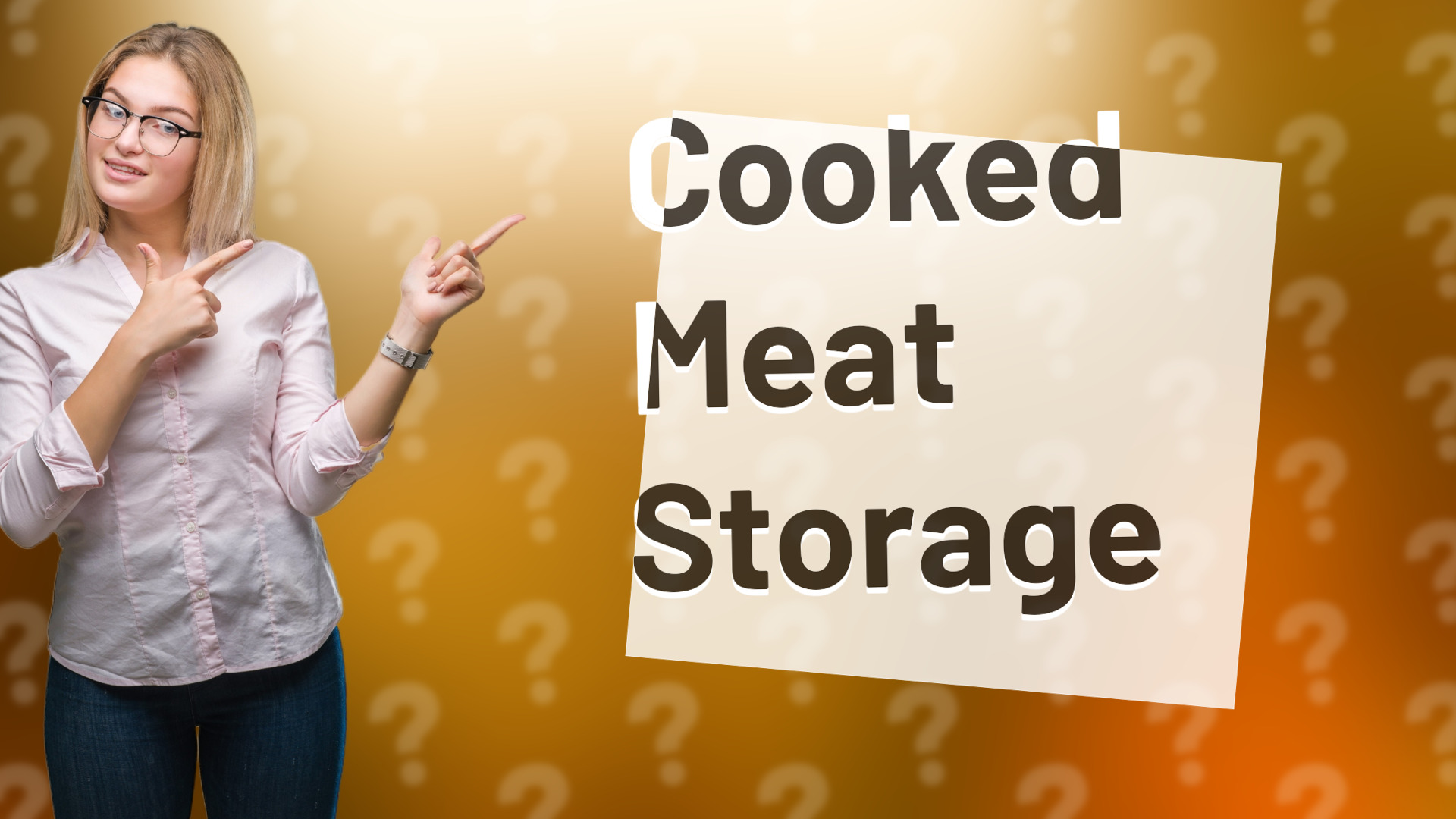 Cooked Meat Storage