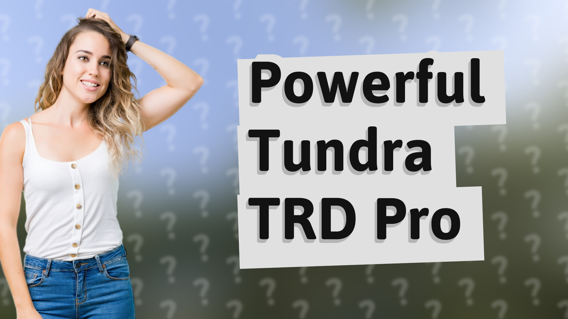 Powerful Tundra TRD Pro