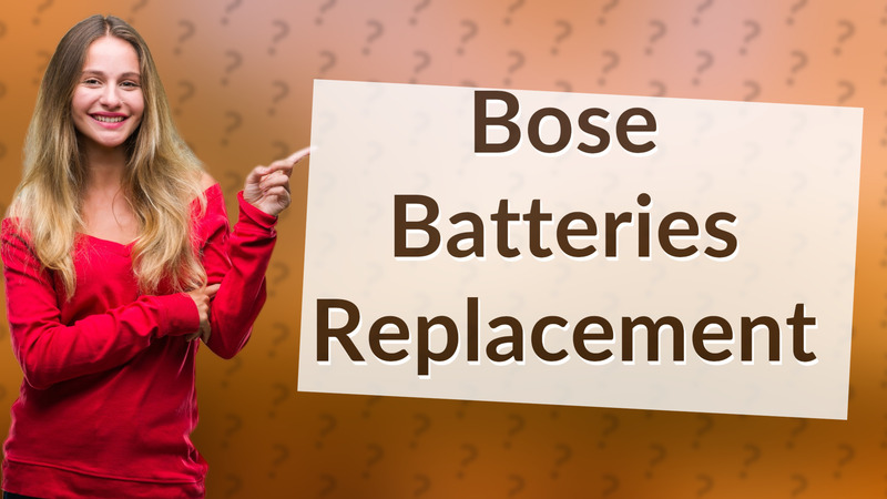 Bose Batteries Replacement