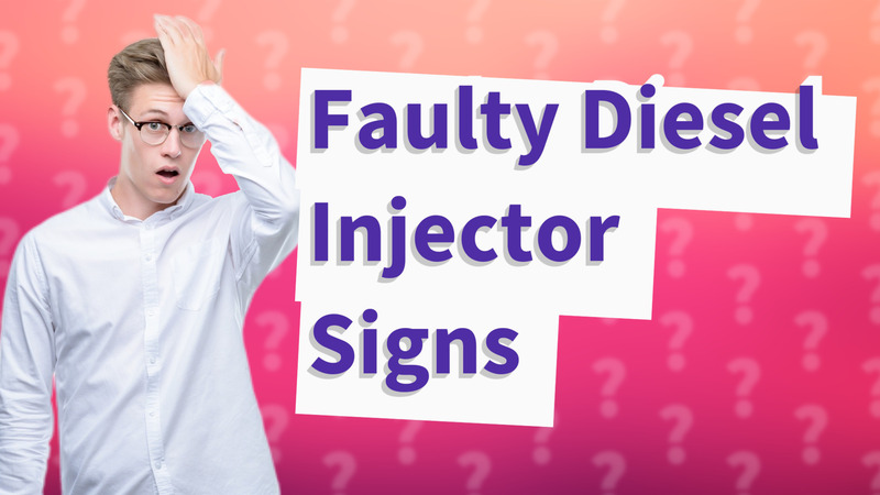 Faulty Diesel Injector Signs