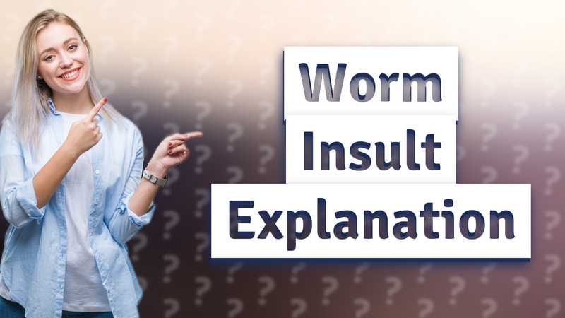 Worm Insult Explanation