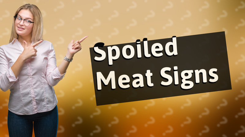 Spoiled Meat Signs
