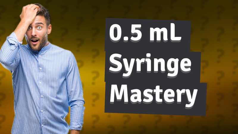 0.5 mL Syringe Mastery