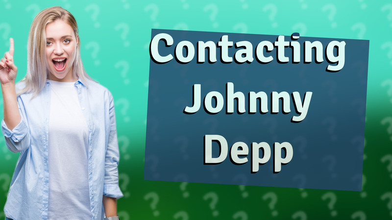 Contacting Johnny Depp