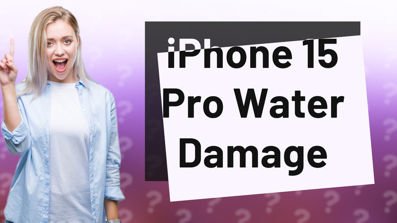 iPhone 15 Pro Water Damage