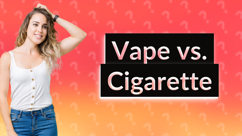 Vape vs. Cigarette