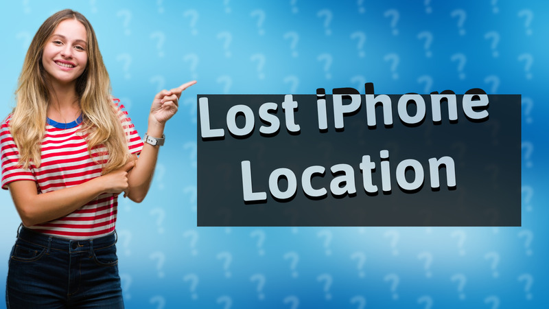 Lost iPhone Location