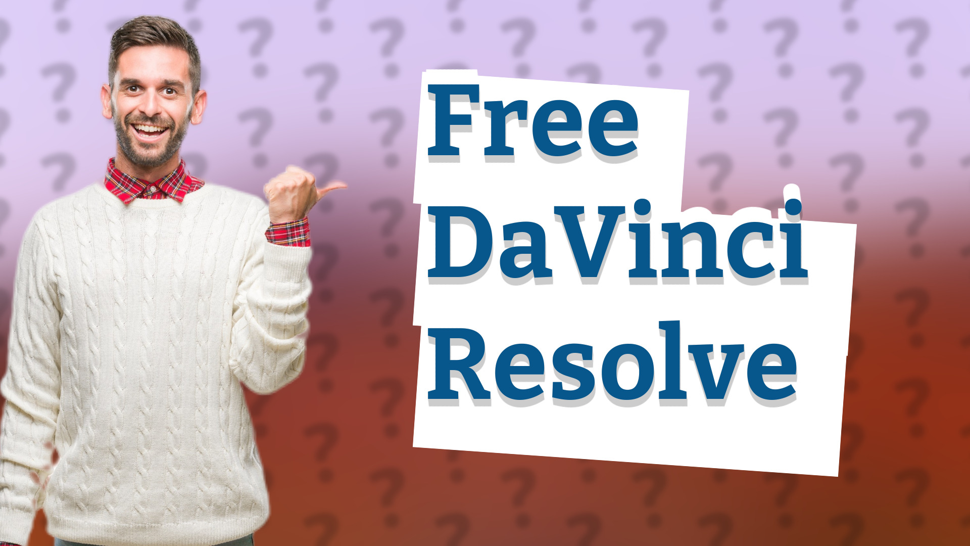Free DaVinci Resolve