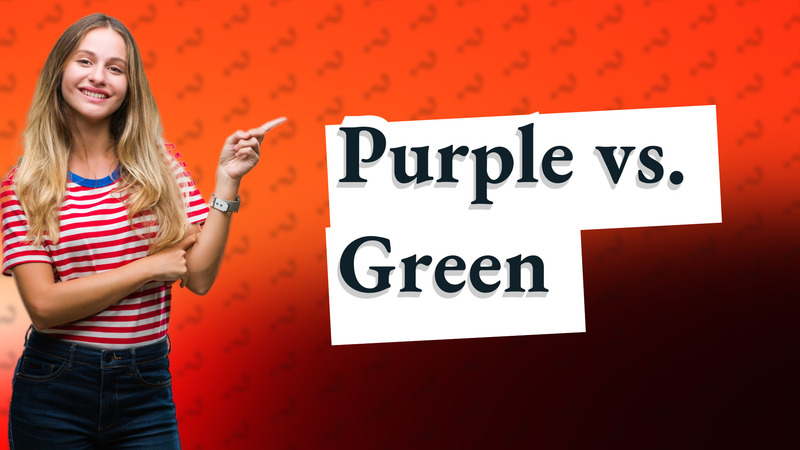 Purple vs. Green