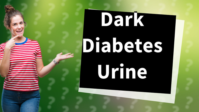 Dark Diabetes Urine