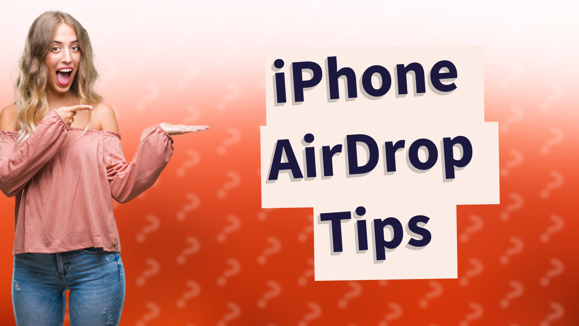 iPhone AirDrop Tips