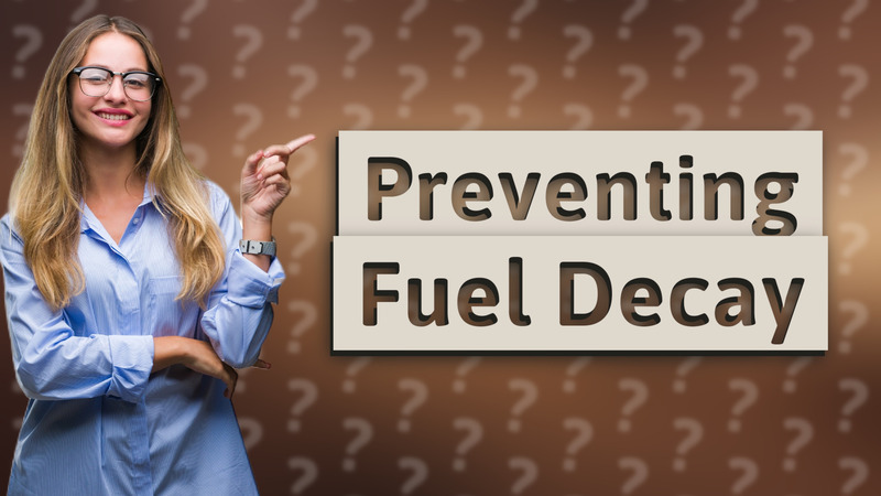 Preventing Fuel Decay