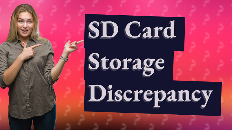 SD Card Storage Discrepancy