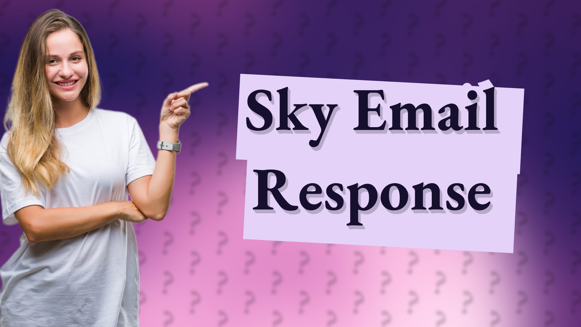 Sky Email Response