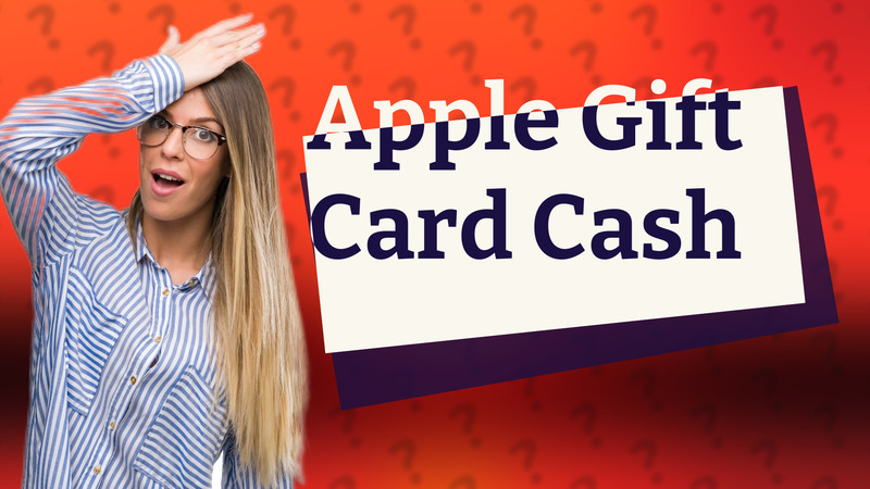 Apple Gift Card Cash