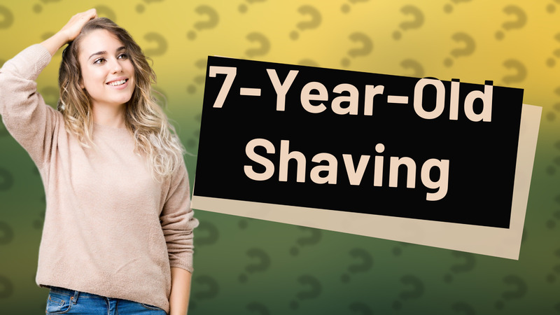 7-Year-Old Shaving