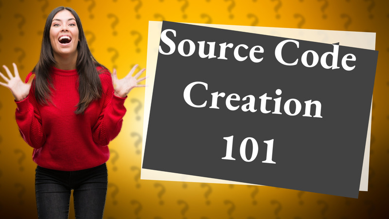 Source Code Creation 101