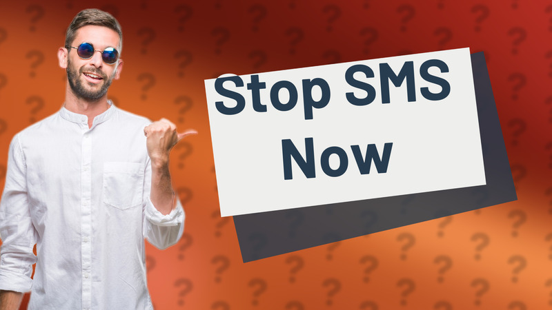 Stop SMS Now