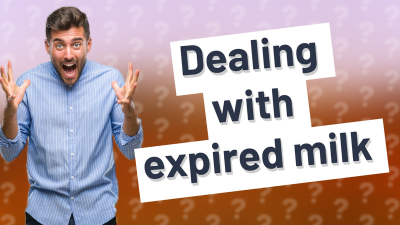 Dealing with expired milk