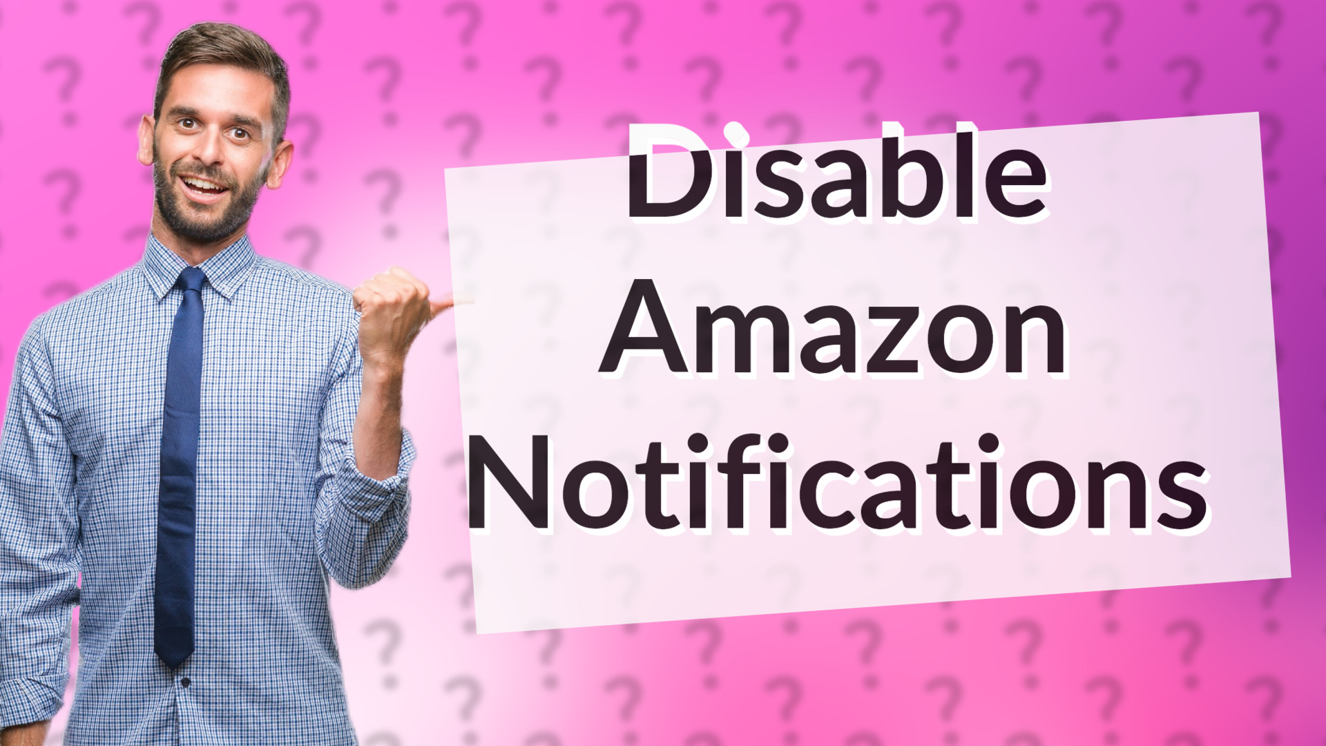 Disable Amazon Notifications