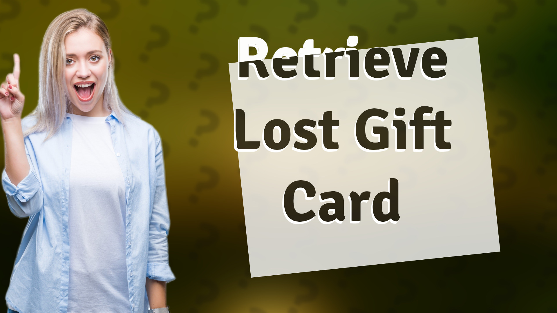 Retrieve Lost Gift Card