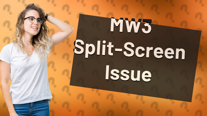 MW3 Split-Screen Issue