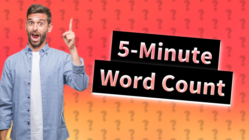 5-Minute Word Count