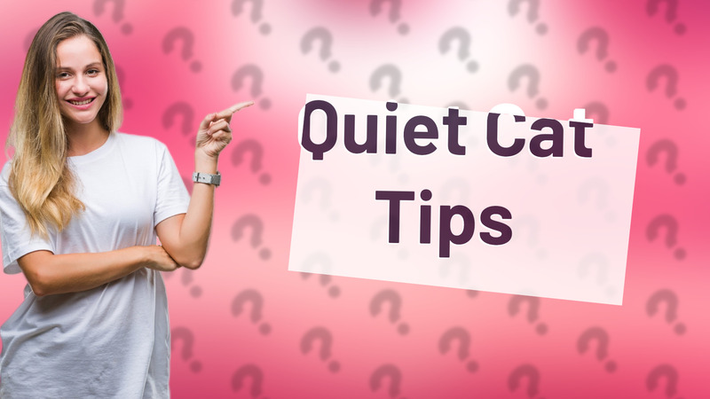 Quiet Cat Tips