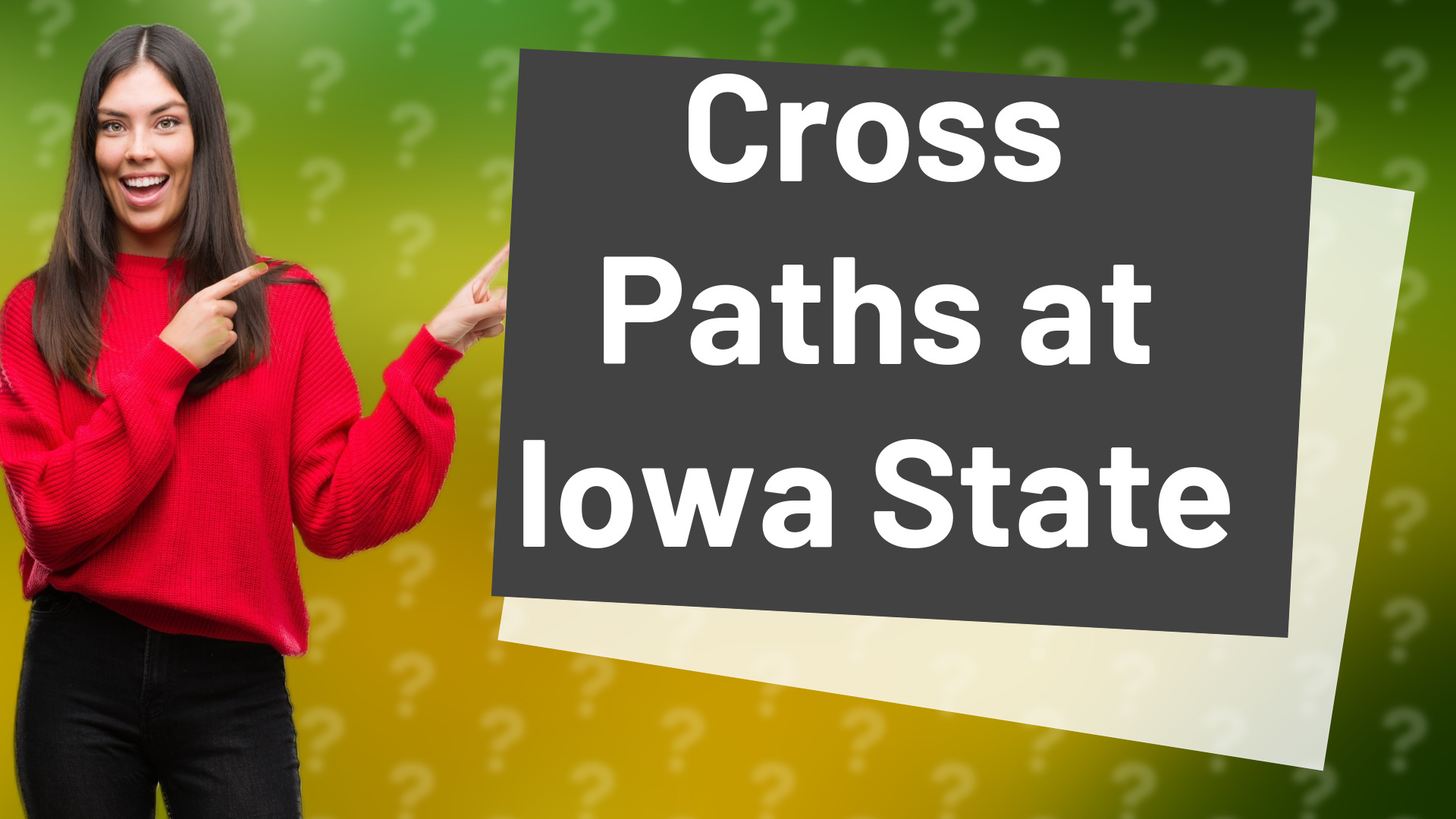 Cross Paths at Iowa State