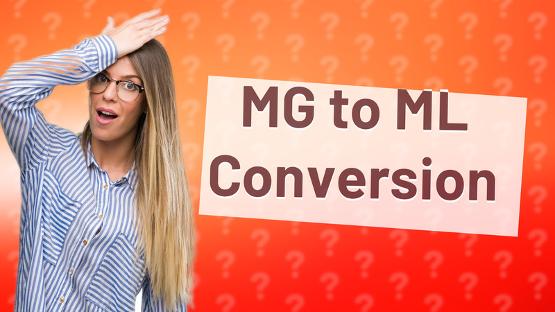MG to ML Conversion