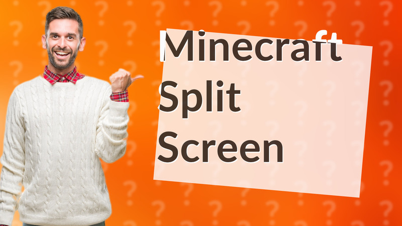 Minecraft Split Screen