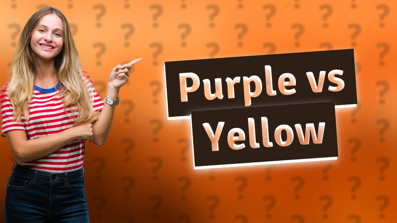 Purple vs Yellow