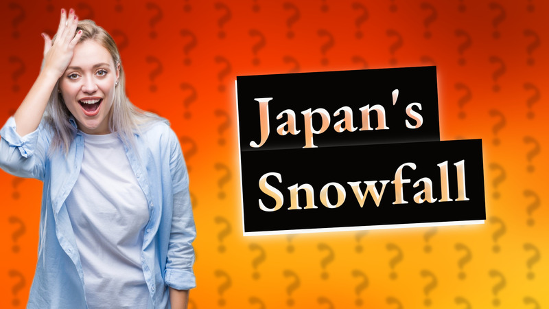 Japan's Snowfall