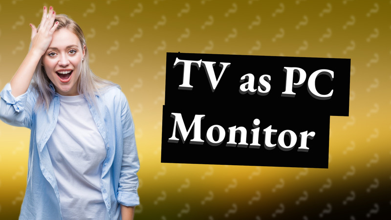 TV as PC Monitor