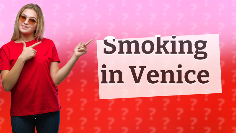 Smoking in Venice