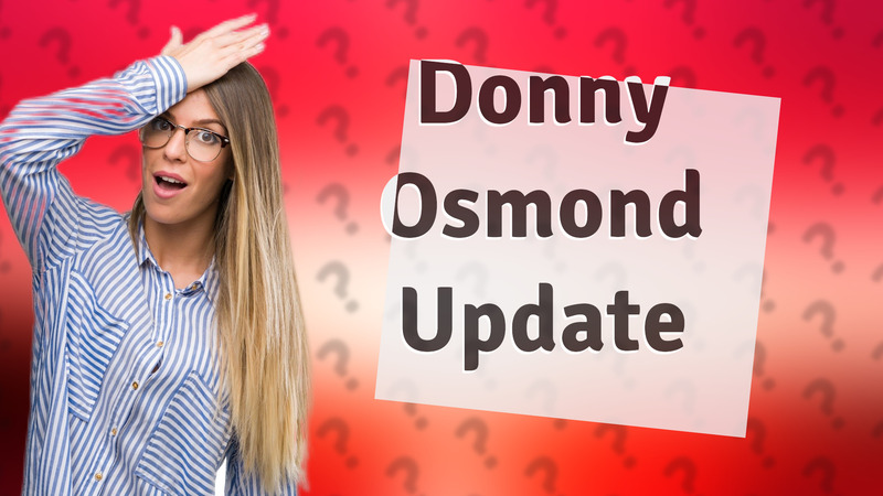Donny Osmond Update