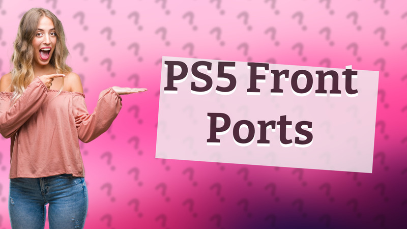 PS5 Front Ports