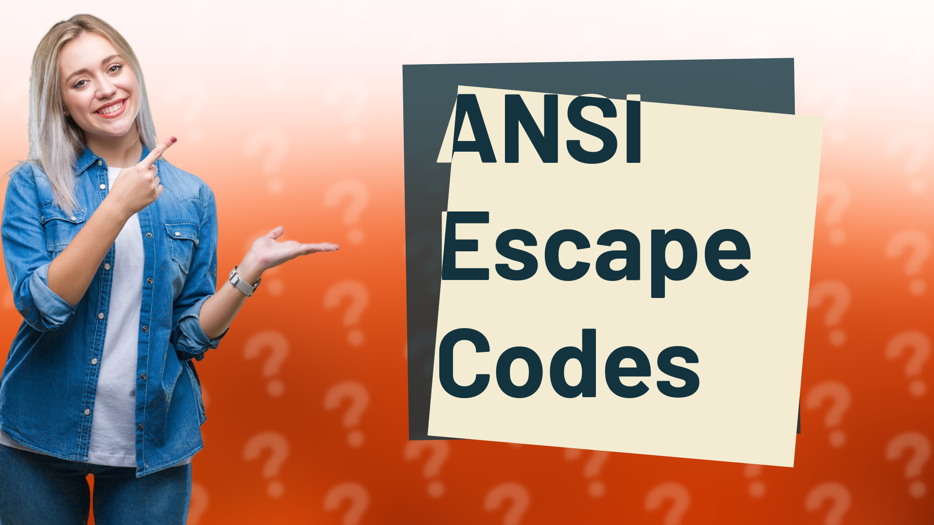 ANSI Escape Codes