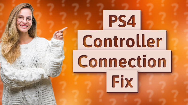 PS4 Controller Connection Fix