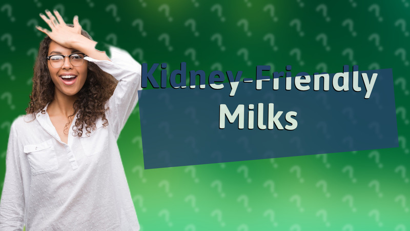 Kidney-Friendly Milks