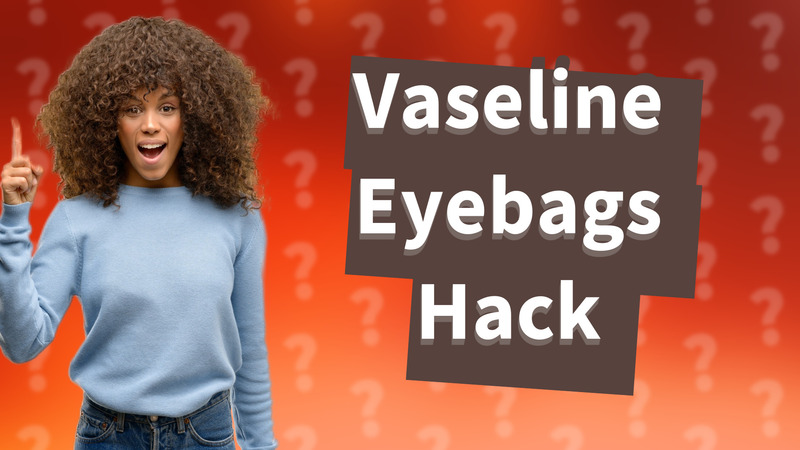 Vaseline Eyebags Hack