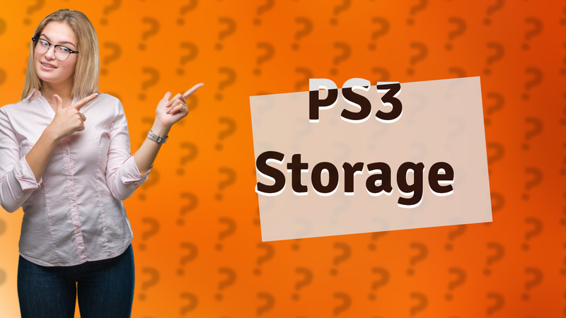 PS3 Storage