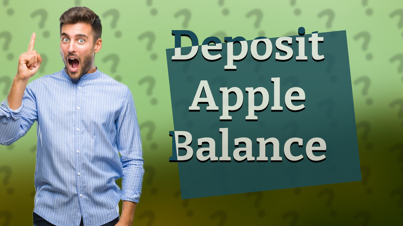 Deposit Apple Balance