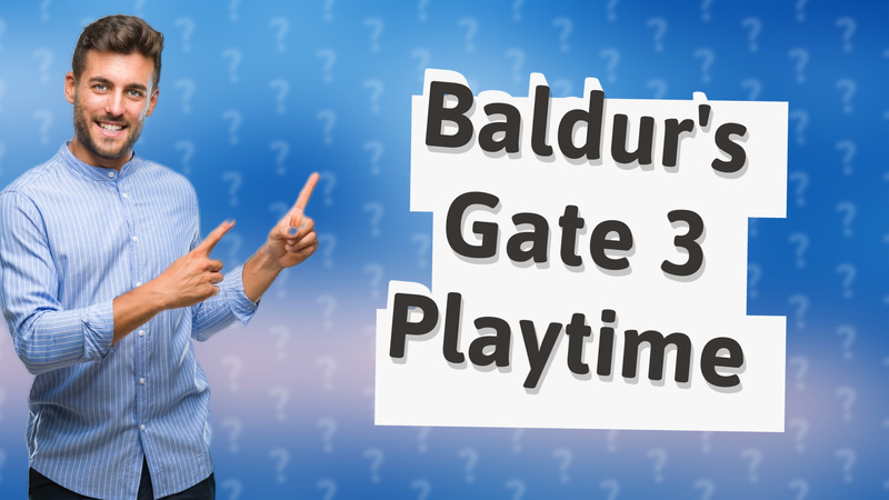 Baldur's Gate 3 Playtime