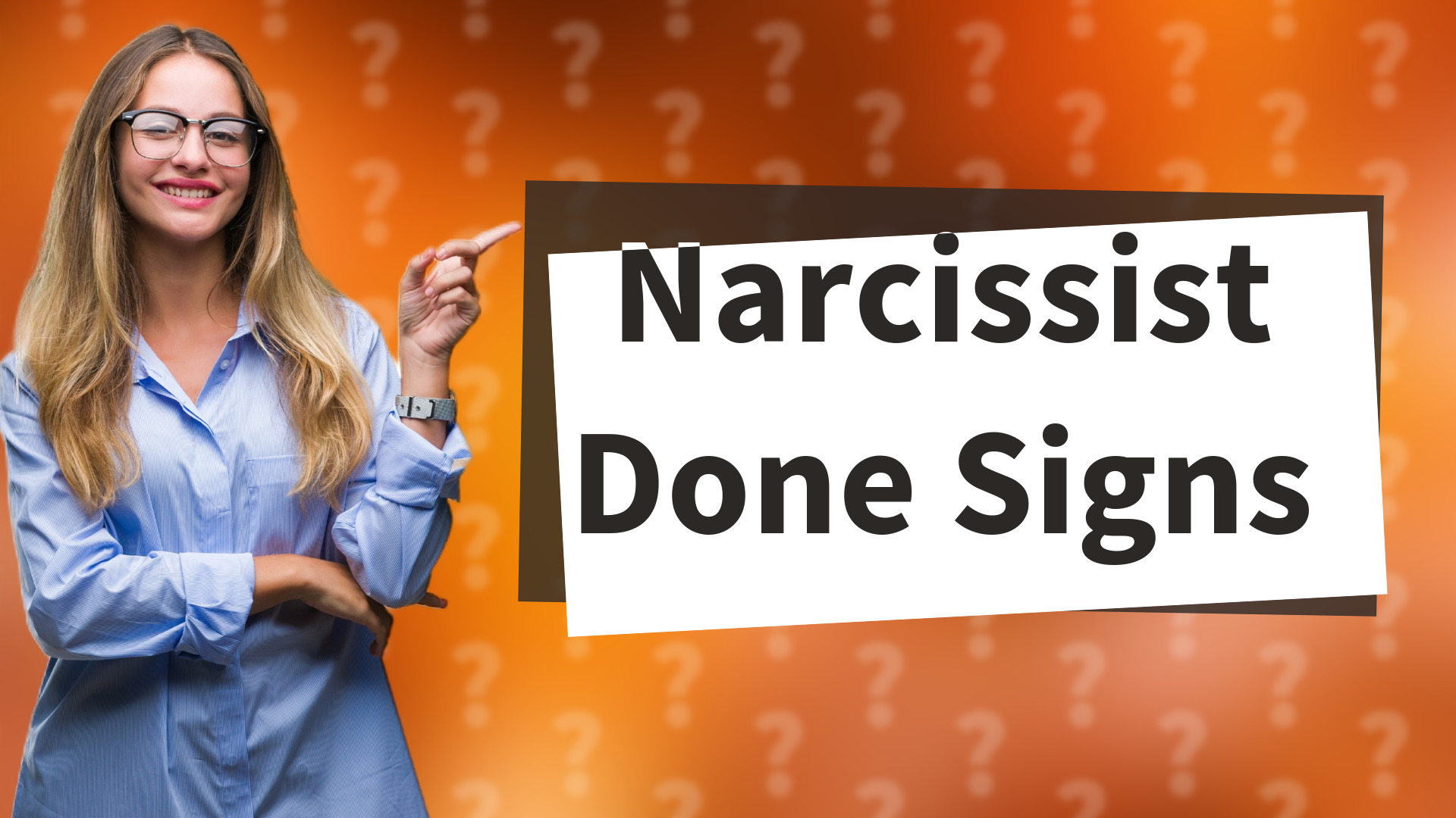 Narcissist Done Signs
