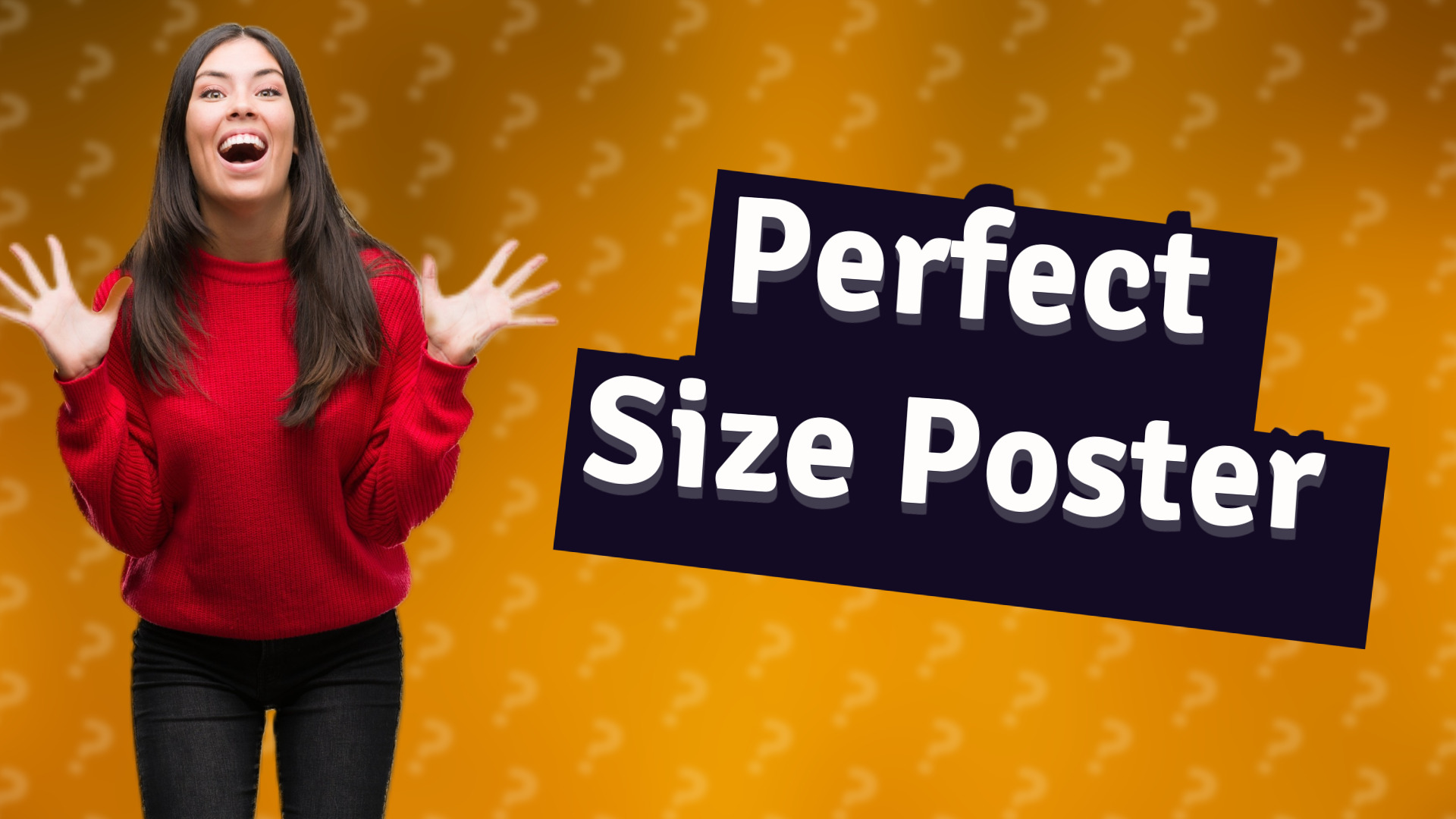 Perfect Size Poster