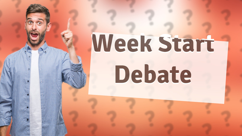 Week Start Debate