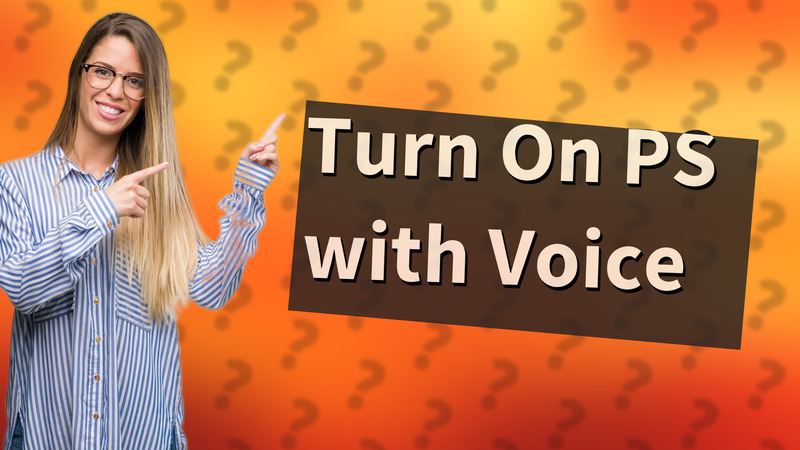 Turn On PS with Voice