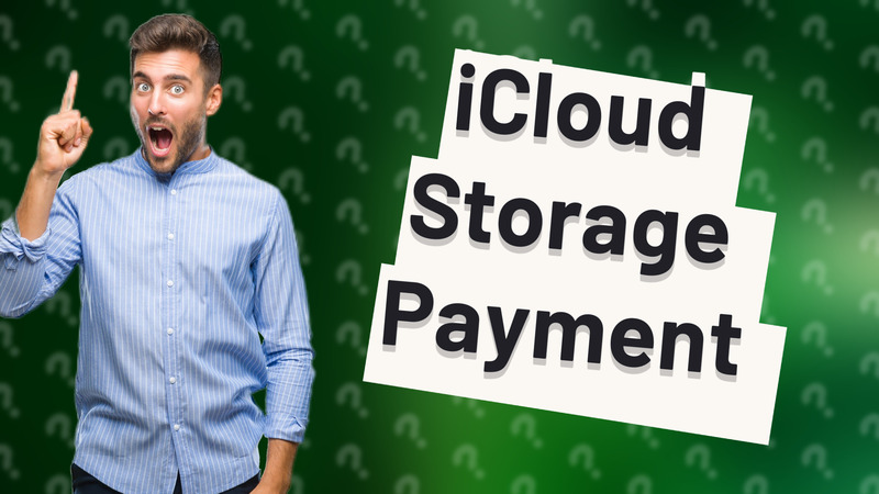 iCloud Storage Payment