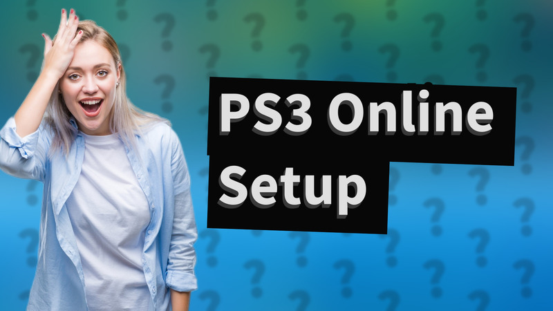 PS3 Online Setup